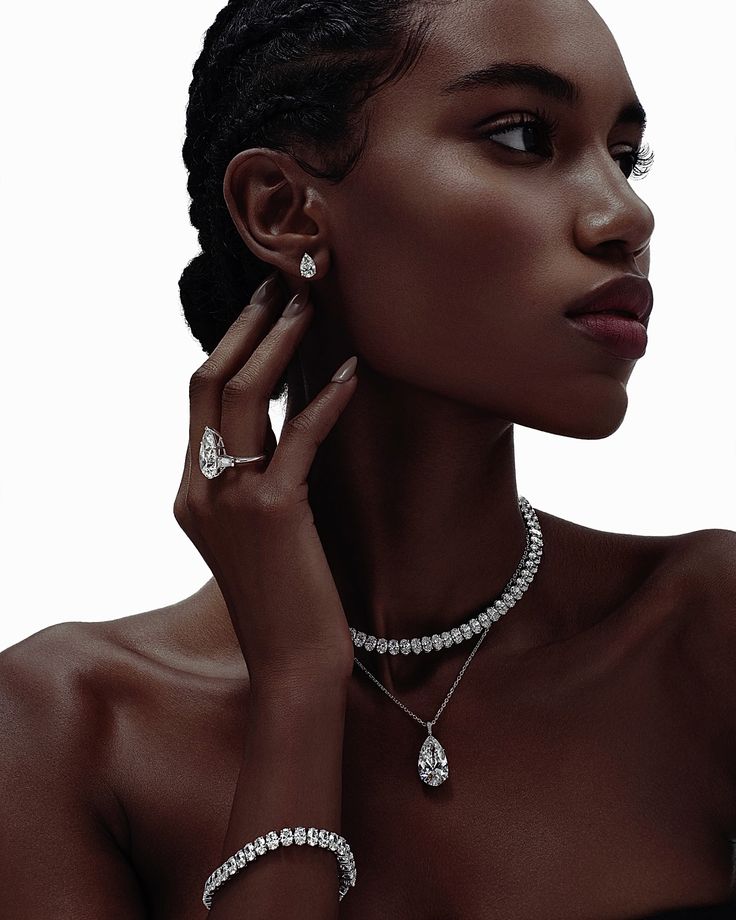Adia jewellery model portrait